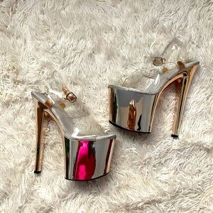 Reflective Ellie heels